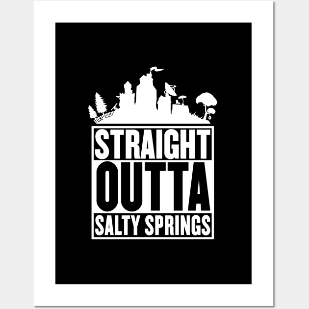 Straight Outta Salty Springs T-Shirt Wall Art by mangobanana